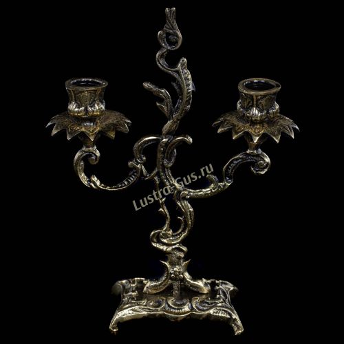 Подсвечник бронзовый Гермес №2 в Сочи Гусь Хрустальный