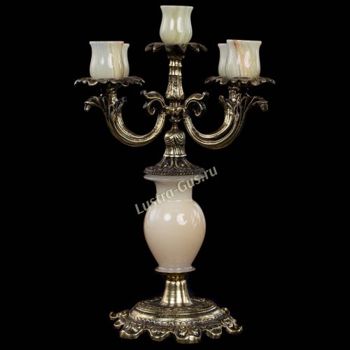 Подсвечник Оникс №5 в Сочи Гусь Хрустальный