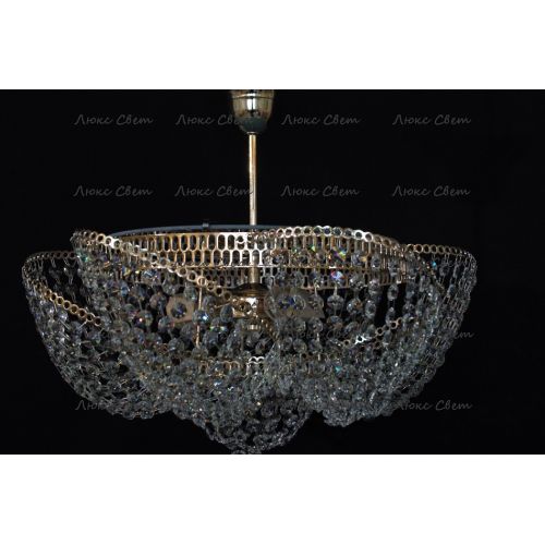 Люстра Космос 3 лампы с подвесом в Сочи Гусь Хрустальный
