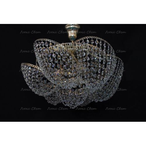 Люстра Космос 3 лампы с подвесом в Сочи Гусь Хрустальный