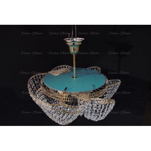 Люстра Космос 3 лампы с подвесом в Сочи Гусь Хрустальный