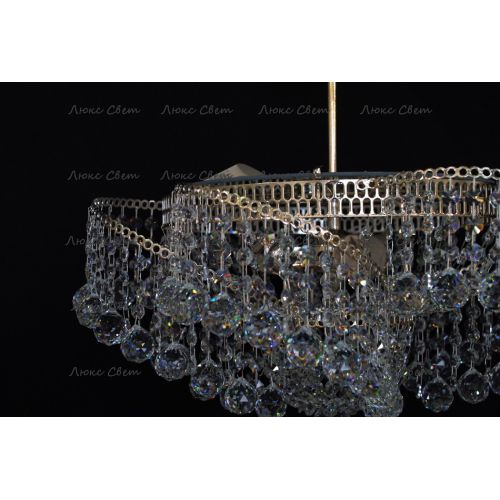 Люстра Космос 3 лампы с подвесом шар в Сочи Гусь Хрустальный