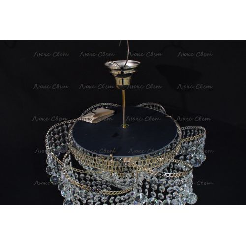 Люстра Космос 3 лампы с подвесом шар в Сочи Гусь Хрустальный