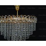 Люстра Капель Лепесток обтикон подвесная (собрана под конус) в Сочи