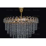 Люстра Капель Лепесток обтикон подвесная (собрана под конус) в Сочи