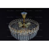 Люстра Капель Лепесток обтикон подвесная (собрана под конус) в Сочи