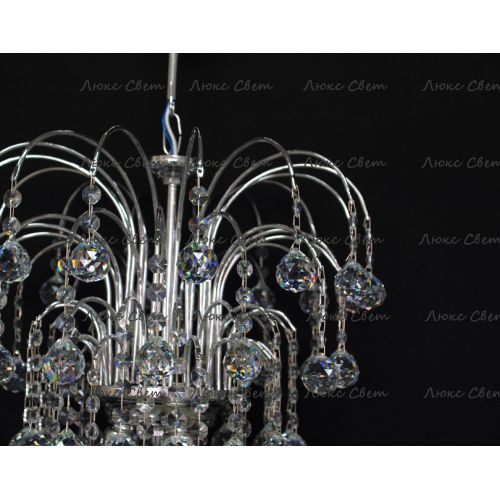 Люстра Каскад шар 30 мм в Сочи Гусь Хрустальный