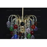 Люстра Зима - Шар Разноцветный в Сочи