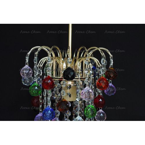 Люстра Зима - Шар Разноцветный в Сочи Гусь Хрустальный