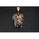 Люстра Зима - Шар Разноцветный в Сочи