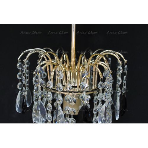 Люстра Зима журавлик черная в Сочи Гусь Хрустальный