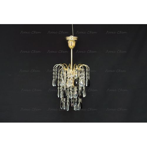 Люстра Зима журавлик черная в Сочи Гусь Хрустальный