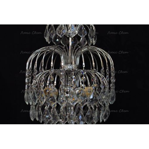 Люстра Хрустальные брызги с подвесом дубик в Сочи Гусь Хрустальный