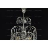 Люстра Хрустальные брызги с подвесом дубик в Сочи