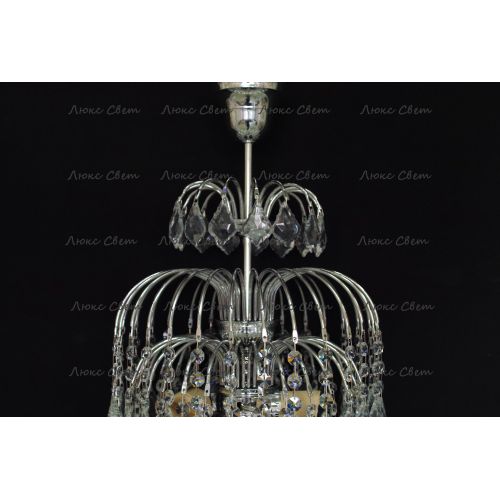 Люстра Хрустальные брызги с подвесом дубик в Сочи Гусь Хрустальный