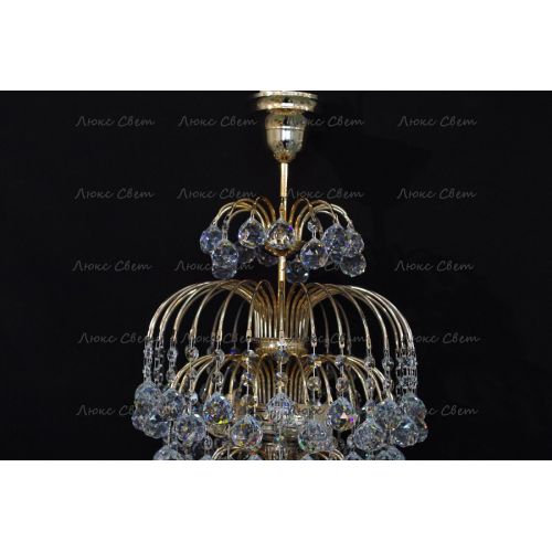 Люстра Хрустальные брызги с подвесом шар 30 мм в Сочи Гусь Хрустальный