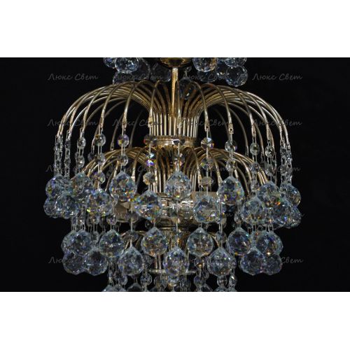 Люстра Хрустальные брызги с подвесом шар 30 мм в Сочи Гусь Хрустальный