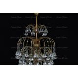 Люстра Хрустальные брызги с подвесом конус 40 мм в Сочи Люстра Хрустальные брызги с подвесом конус 40 мм в Сочи