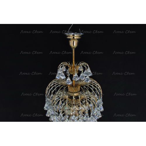 Люстра Хрустальные брызги с подвесом конус 40 мм в Сочи Гусь Хрустальный