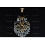 Люстра Хрустальные брызги с подвесом конус 40 мм в Сочи Люстра Хрустальные брызги с подвесом конус 40 мм в Сочи