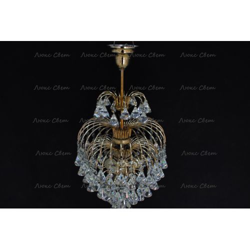 Люстра Хрустальные брызги с подвесом конус 40 мм в Сочи Гусь Хрустальный