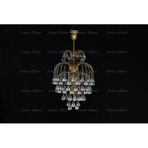 Люстра Хрустальные брызги с подвесом конус 40 мм в Сочи Люстра Хрустальные брызги с подвесом конус 40 мм в Сочи