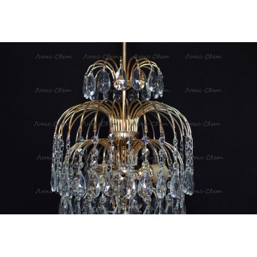 Люстра Хрустальные Брызги с подвесом журавлик в Сочи Гусь Хрустальный