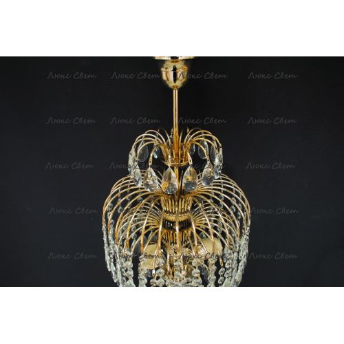 Люстра Хрустальные Брызги с подвесом журавлик в Сочи Гусь Хрустальный