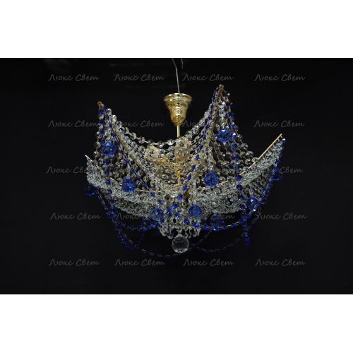 Люстра Марина № 2 цветная  в Сочи Гусь Хрустальный