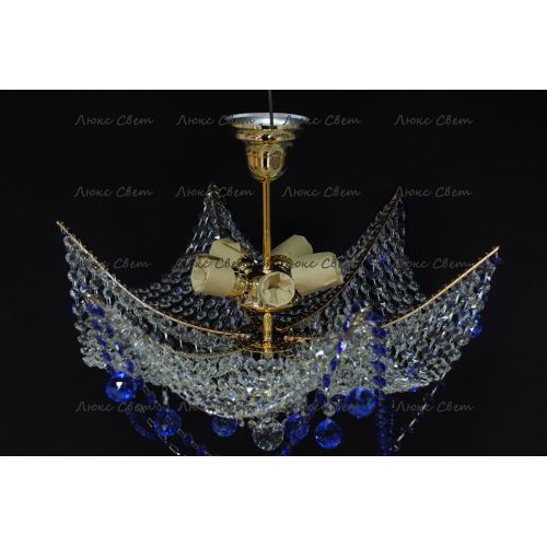 Люстра Марина № 2 цветная  в Сочи Гусь Хрустальный