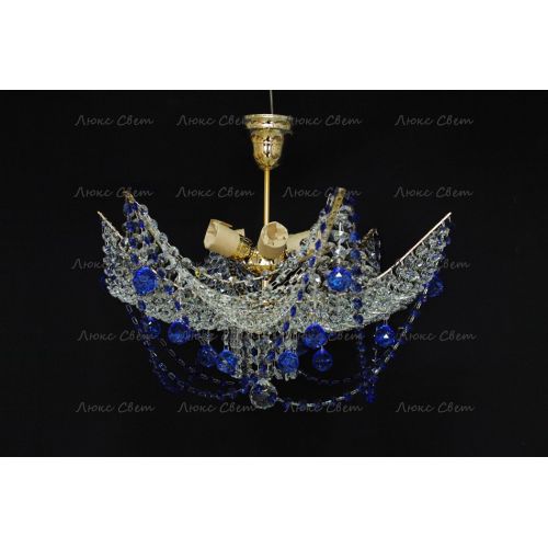 Люстра Марина № 2 цветная  в Сочи Гусь Хрустальный