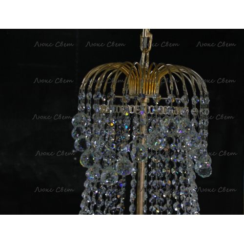 Люстра Лотос с подвесом диаметр 1000 мм высота1500 мм в Сочи Гусь Хрустальный