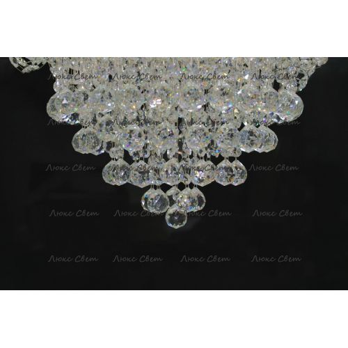 Люстра Лотос с подвесом диаметр 1000 мм высота1500 мм в Сочи Гусь Хрустальный