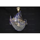 Люстра Корвет 1 ламповый синий в Сочи