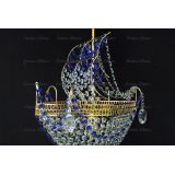 Люстра Корвет 1 ламповый синий в Сочи