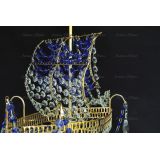 Люстра Корвет 1 ламповый синий в Сочи