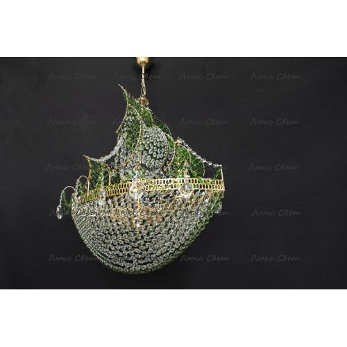 Люстра Корвет зеленый в Сочи Гусь Хрустальный