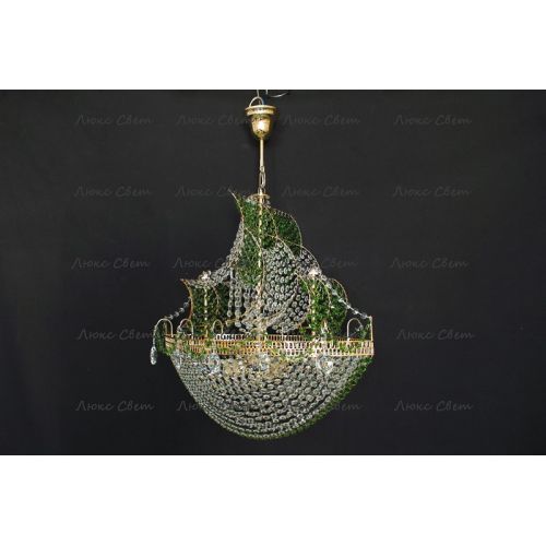 Люстра Корвет зеленый в Сочи Гусь Хрустальный