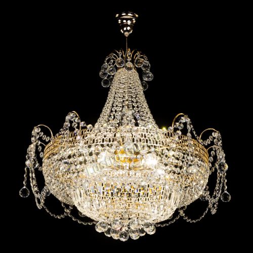 Люстра Агата большая в Сочи Гусь Хрустальный