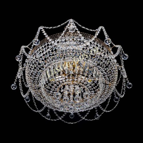 Люстра Агата большая в Сочи Гусь Хрустальный