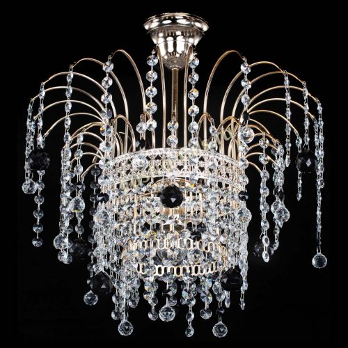 Люстра Агата Венеция №1 черная в Сочи Гусь Хрустальный