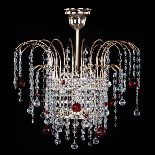 Люстра Агата Венеция №1 красная в Сочи Гусь Хрустальный