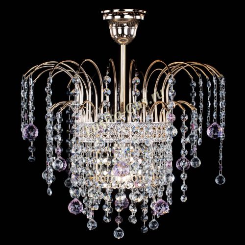 Люстра Агата Венеция №1 розовая в Сочи Гусь Хрустальный