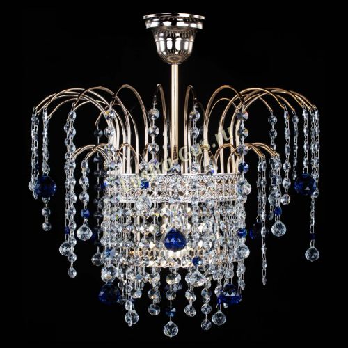 Люстра Агата Венеция №1 синяя в Сочи Гусь Хрустальный