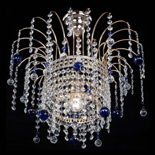 Люстра Агата Венеция №1 синяя в Сочи Гусь Хрустальный