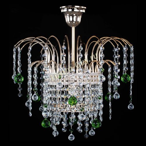 Люстра Агата Венеция №1 зеленая в Сочи Гусь Хрустальный