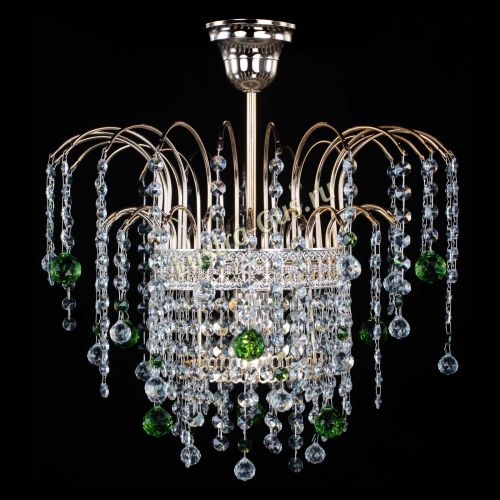 Люстра Агата Венеция №1 зеленая в Сочи Гусь Хрустальный