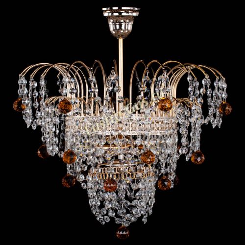 Люстра Агата Венеция №2 - 3 лампы чайная в Сочи Гусь Хрустальный