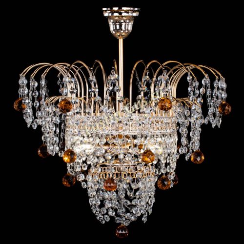 Люстра Агата Венеция №2 - 3 лампы чайная в Сочи Гусь Хрустальный