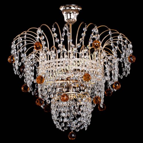 Люстра Агата Венеция №2 - 3 лампы чайная в Сочи Гусь Хрустальный